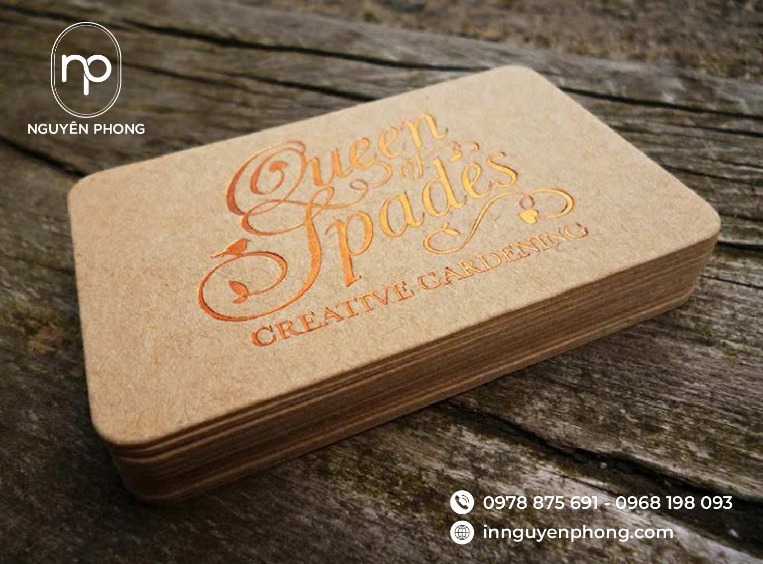 Mẫu namecard giấy mỹ thuật đẹp 